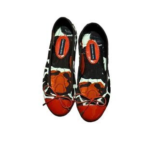 Beautiful preloved SAMANTHA SUNG WOMEN’S LOVE ANIMAL PRINT BALLET 36 1/2 shoes s